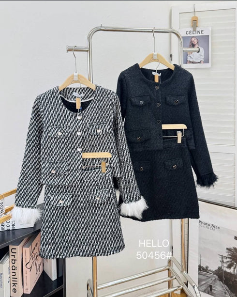 Women Stylist Tweed Co-Ord Sets